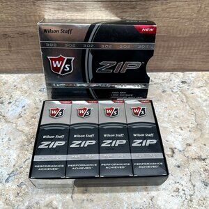 Wilson Staff ZIP 302 Golf Balls 12 Pack New High Spin Long Distance Soft Feel